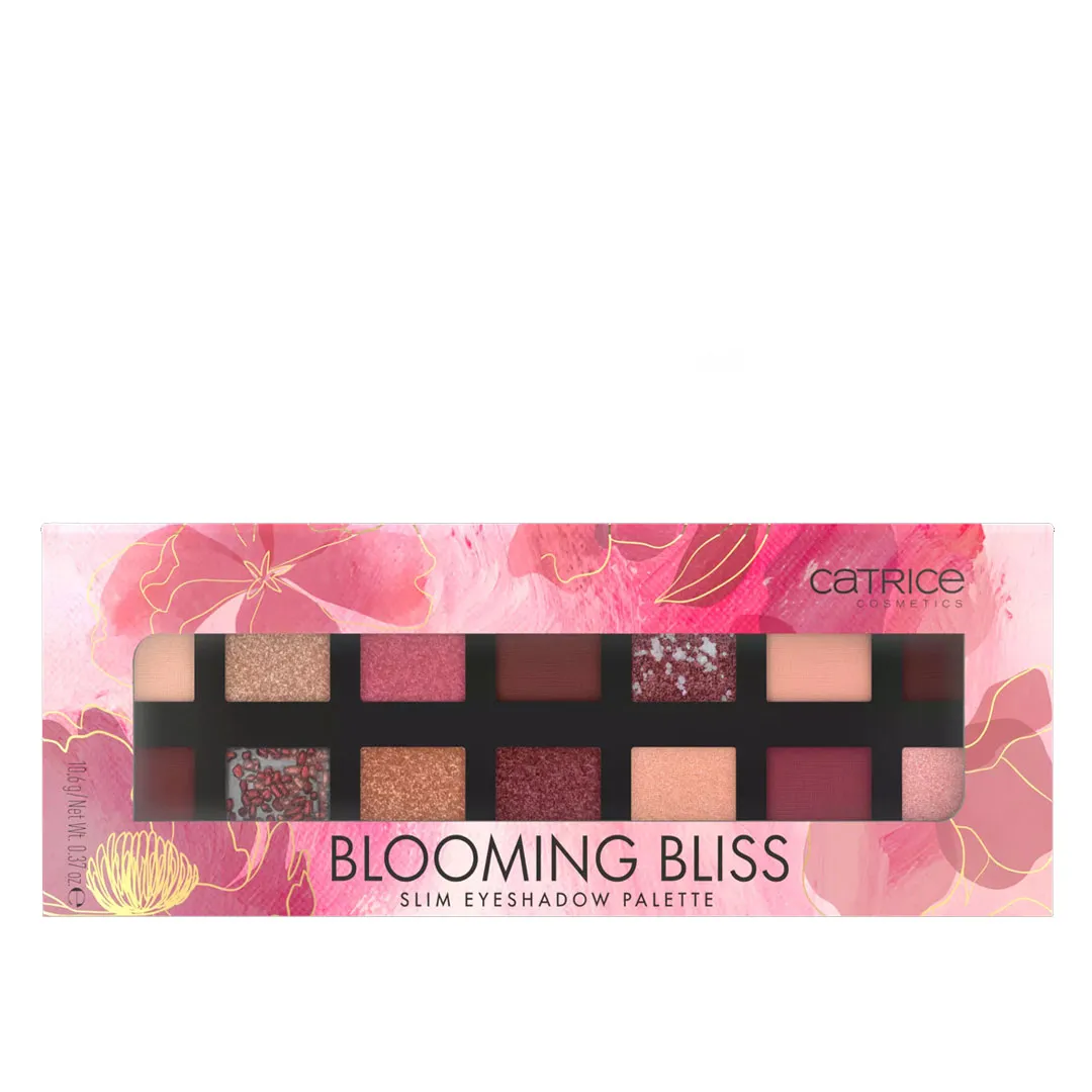 Front of Catrice Blooming Bliss Slim Eyeshadow Palette, 10.6 g