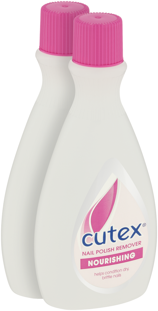 Cutex Nourishing Nail Polish Remover 2 x 100ml