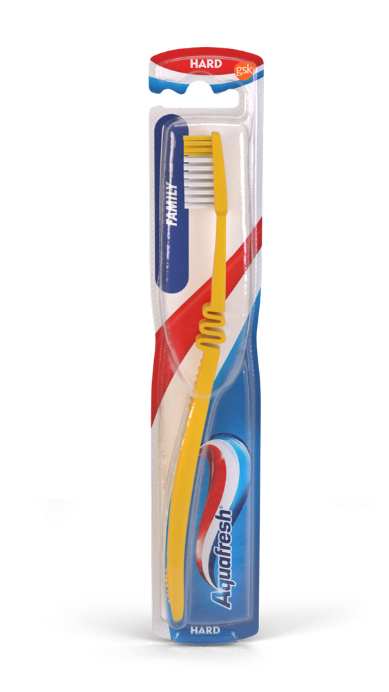 Aquafresh Family Hard Toothbrush 1s