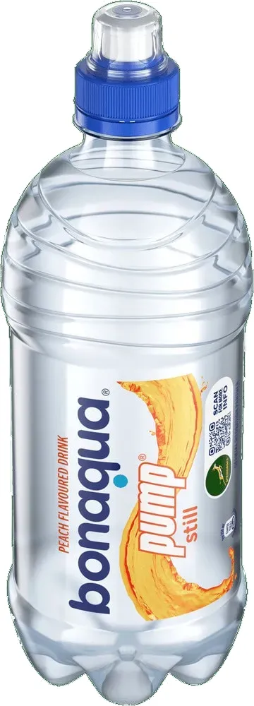 Bonaqua Pump Peach Flavoured Still Drink 750ml