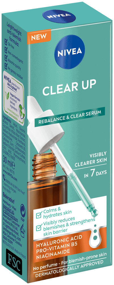 Nivea Clear Up Rebalance & Clear Serum 30ml