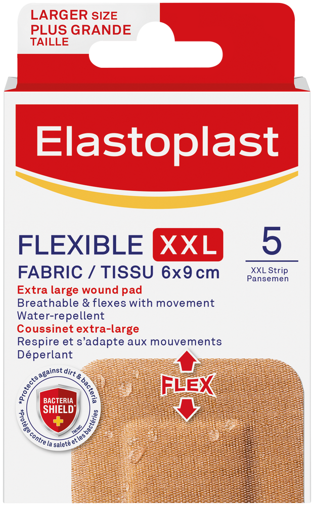 Elastoplast Flexible Fabric Wound Pad 5pk