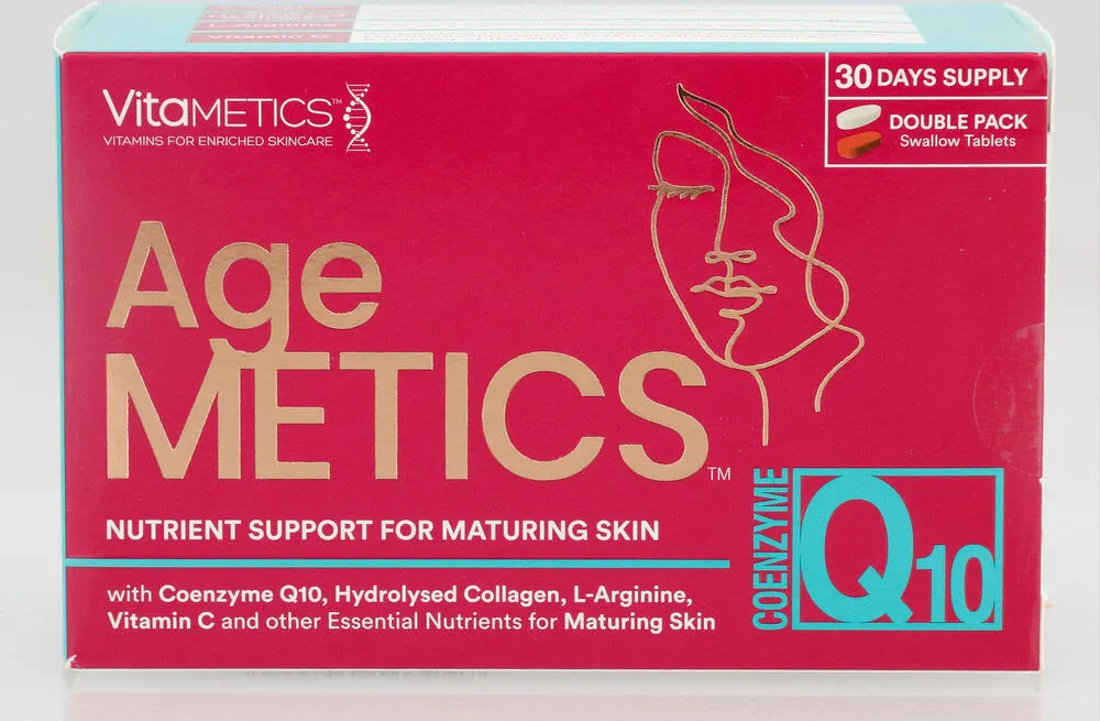 Vitametics AgeMETICS Nutrient Support for Maturing Skin Tablets 90pk