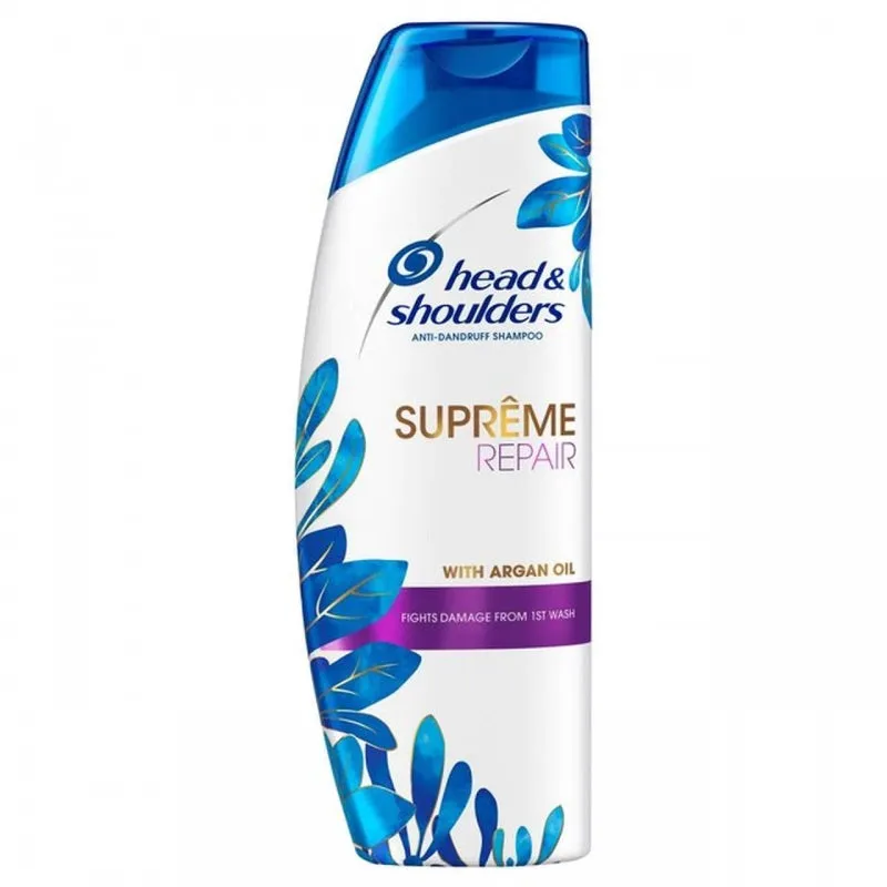 Front of Head & Shoulders Supreme Repair Anti-Dandruff Shampoo 400ml bottle