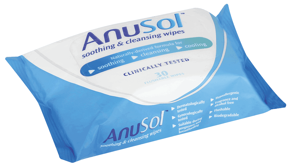Anusol Flushable Wipes 30pk