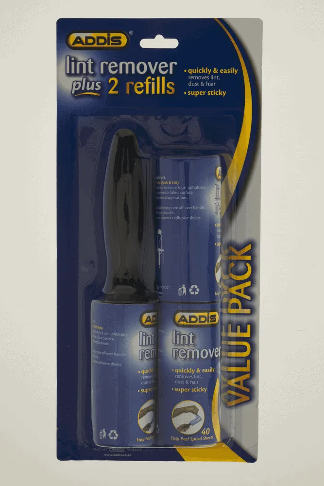 Addis Lint Roller Starter Pack 3pc
