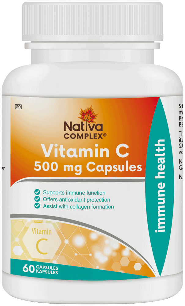 Nativa Complex 500mg Vitamin C Capsules 60pk