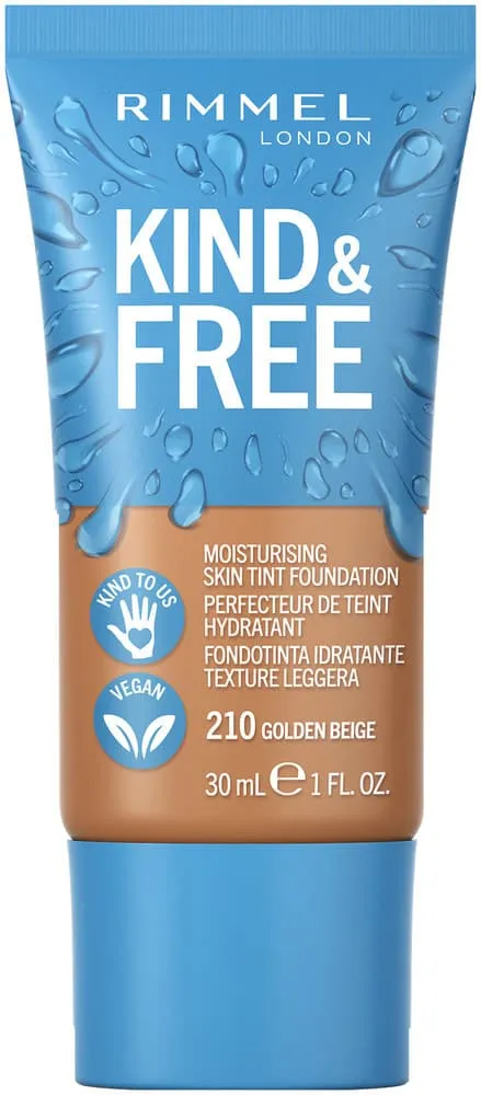 Rimmel Kind & Free Golden Beige Moisturising Skin Tint Foundation 30ml