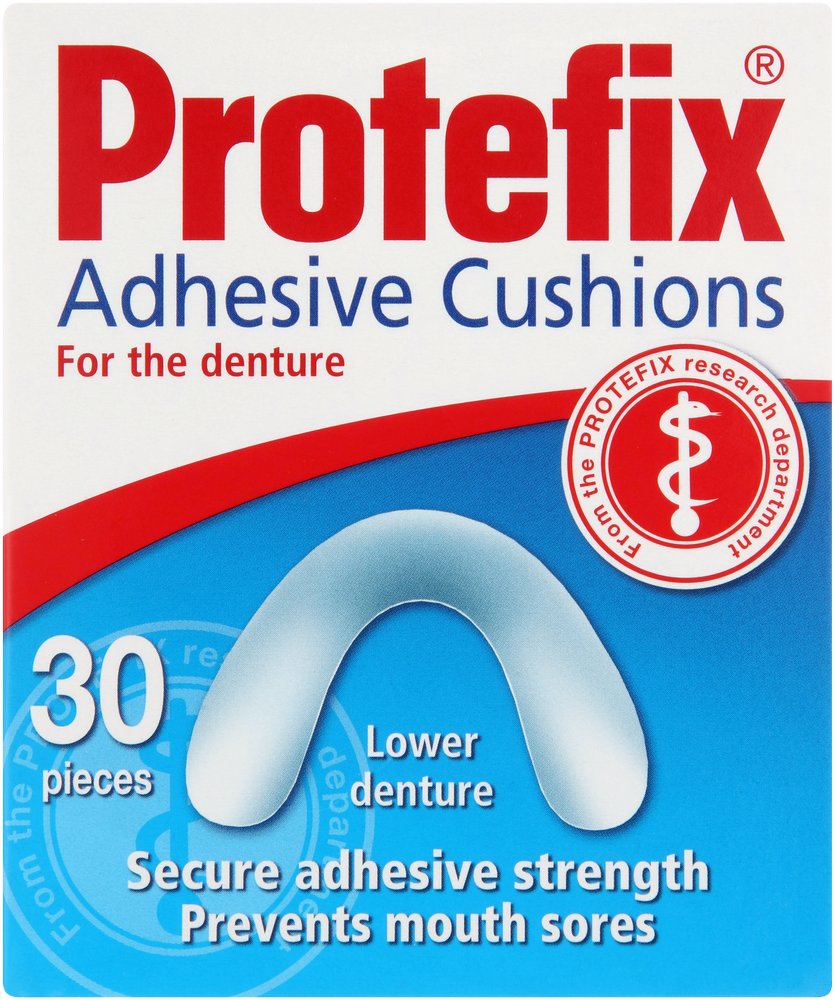 Protefix Lower Denture Adhesive Cushions 30pk