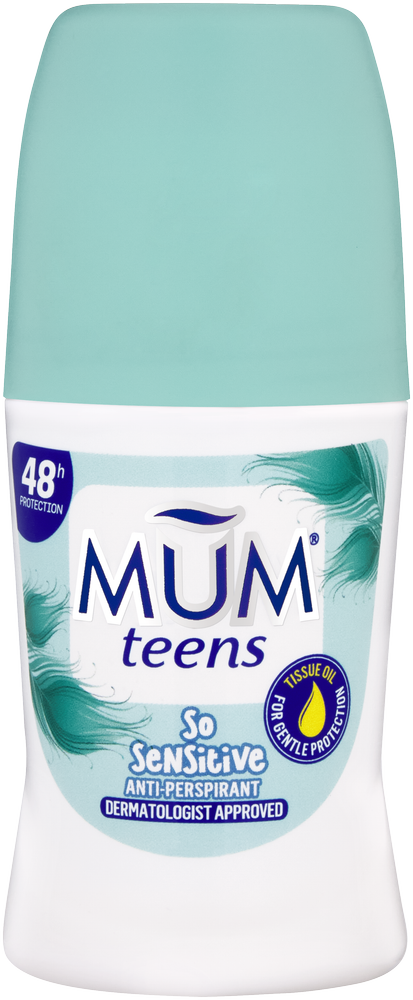 MUM Teens So Sensitive Anti-Perspirant Roll-On 50ml