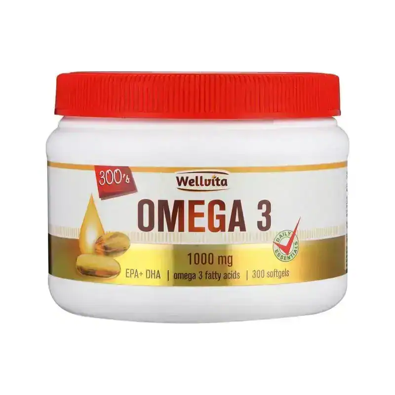 WELLVITA OMEGA 3 1000MG 300 SGELS