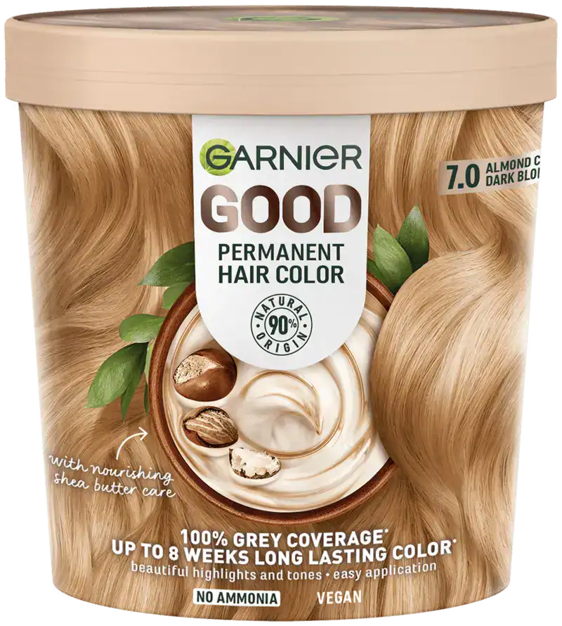 Garnier GOOD Almond Creme Dark Blonde Permanent Hair Colour 75ml