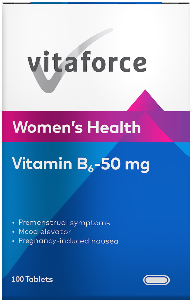 Vitaforce Women's Health Vitamin B6-50mg Tablets 100pk