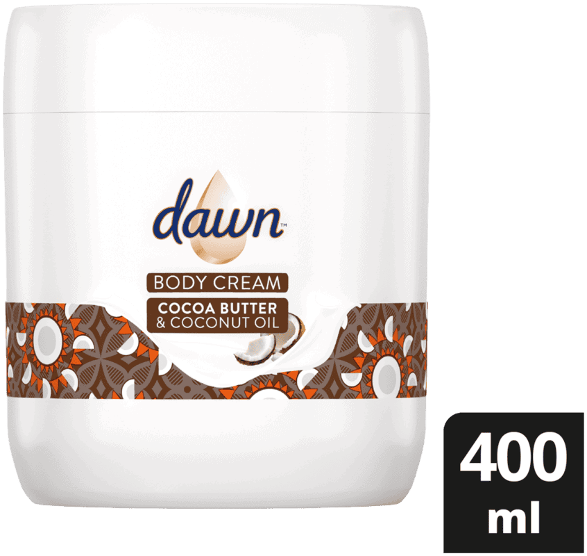Dawn Cocoa Butter and Coconut Oil Nourishing Body Cream 400ml