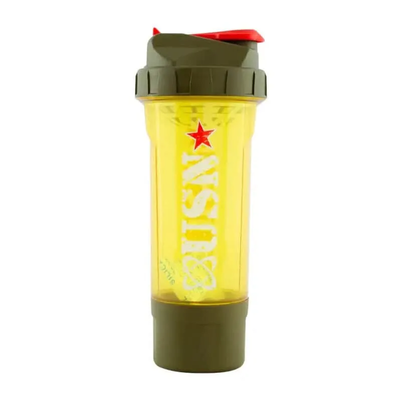 Front of USN Tornado Shaker Military 750 ml bottle