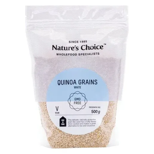 Front of Nature's Choice Quinoa Grains White 500 g pouch