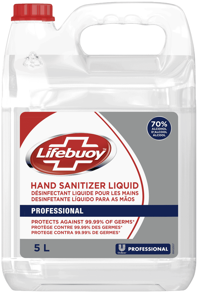 Lifebuoy Professional Total 10 Waterless Hand Sanitizer Liquid 5L