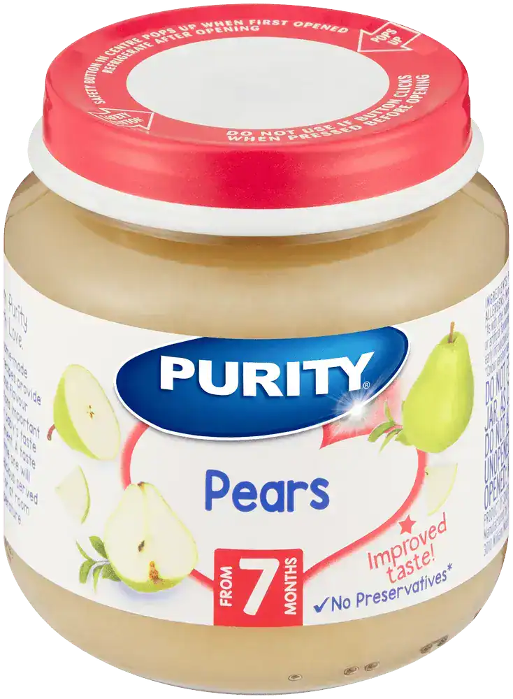 Purity From 7 Months Pears 125ml