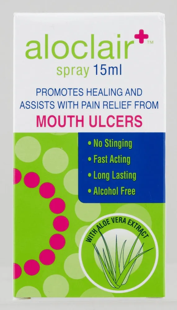 Aloclair Plus Mouth Ulcer Spray 15ml