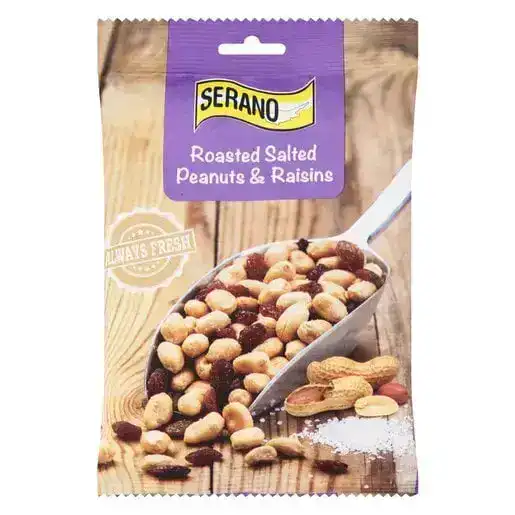 SERANO ROASTED RAISINS&PEANUTS 200G