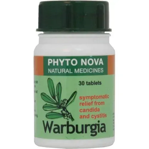 Front of Phyto Nova Warburgia 30 tablets bottle