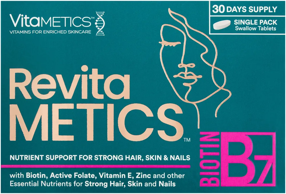 Vitametics RevitaMETICS Nutrient Support for Strong Hair, Skin and Nails Tablets 30pk
