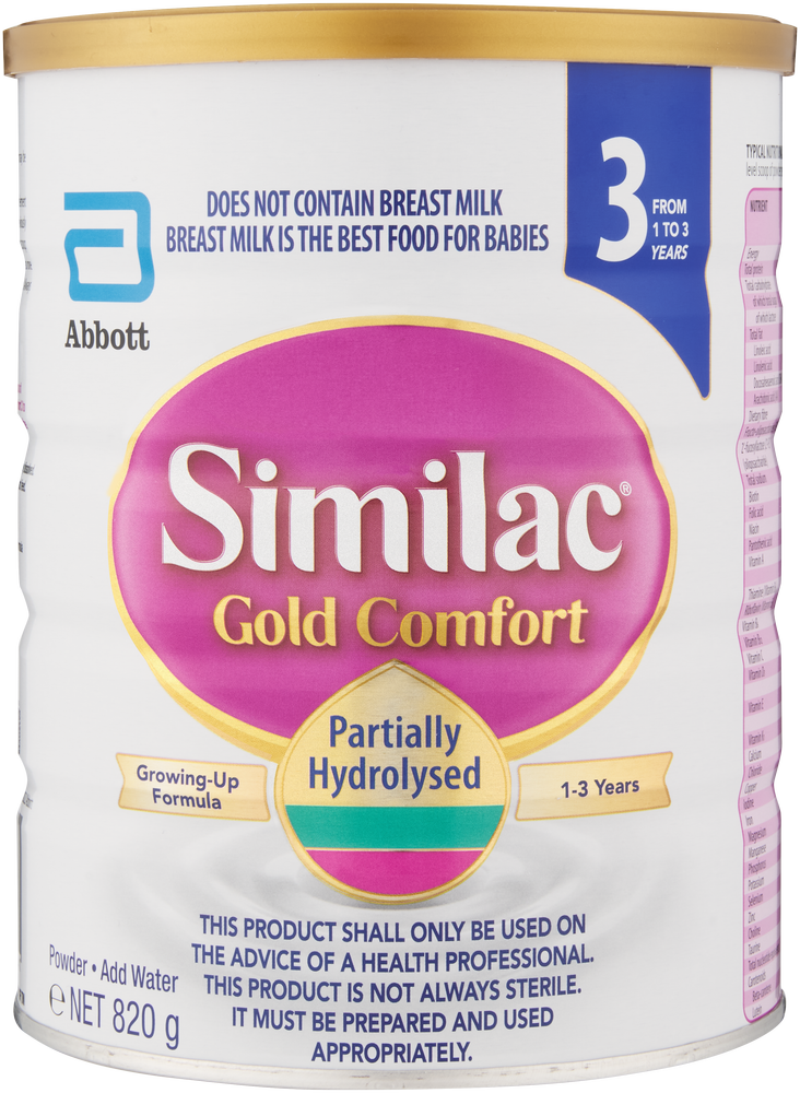 Similac Gold Comfort 3 Growing-Up Formula 820g