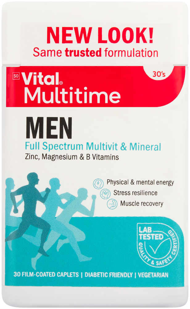 Vital Multitime Full Spectrum Multivit & Mineral for Men 30pk
