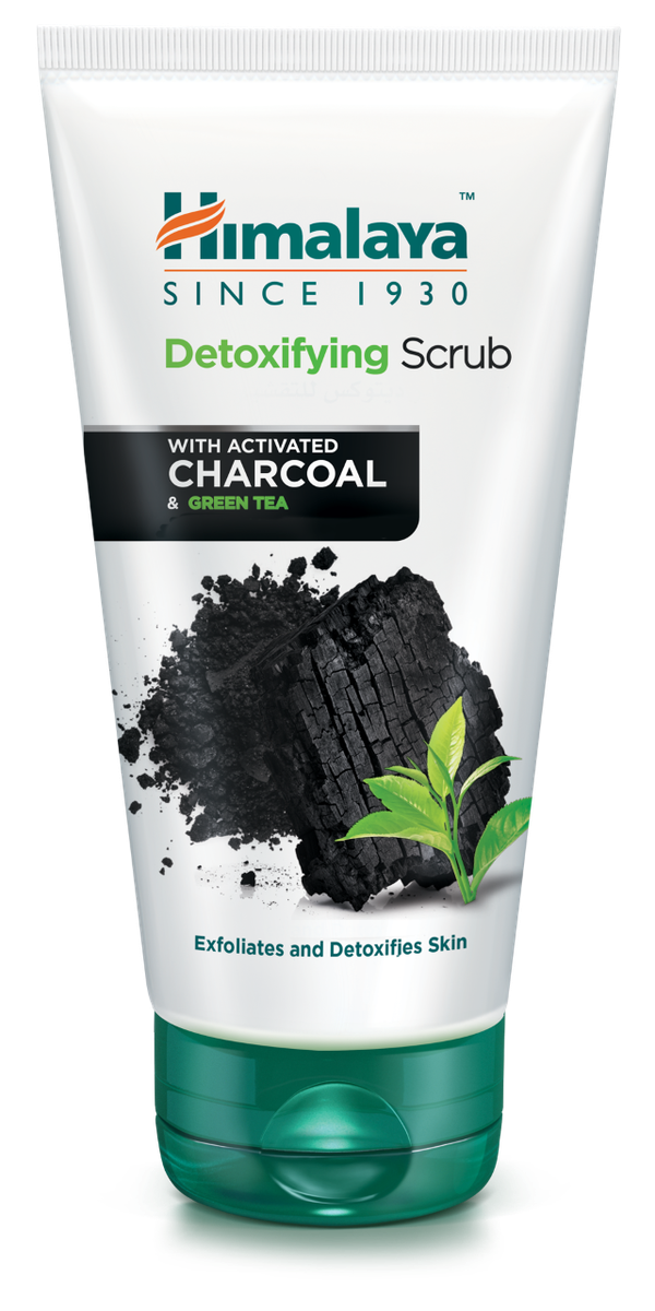Front of Himalaya Detoxifying Scrub with Activated Charcoal 150 ml tube
