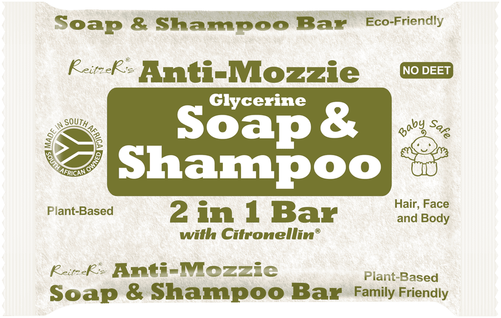 Reitzer's Anti-Mozzie Glycerine Soap & Shampoo Bar 120g 120g