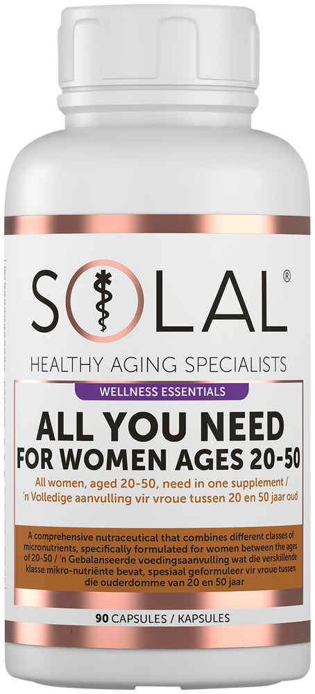 Solal Wellness Essentials All You Need For Women Ages 20-50 Capsules 90pk