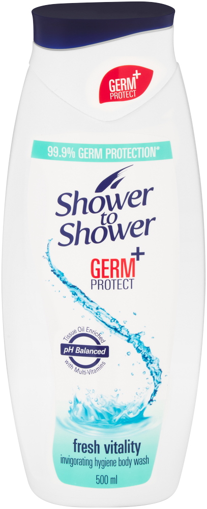 Shower To Shower Fresh Vitality Body Wash 500ml