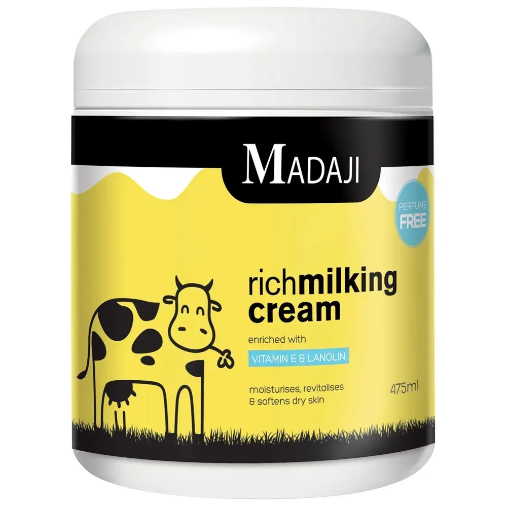 Front of Madaji Rich Milking Cream 475 ml tub