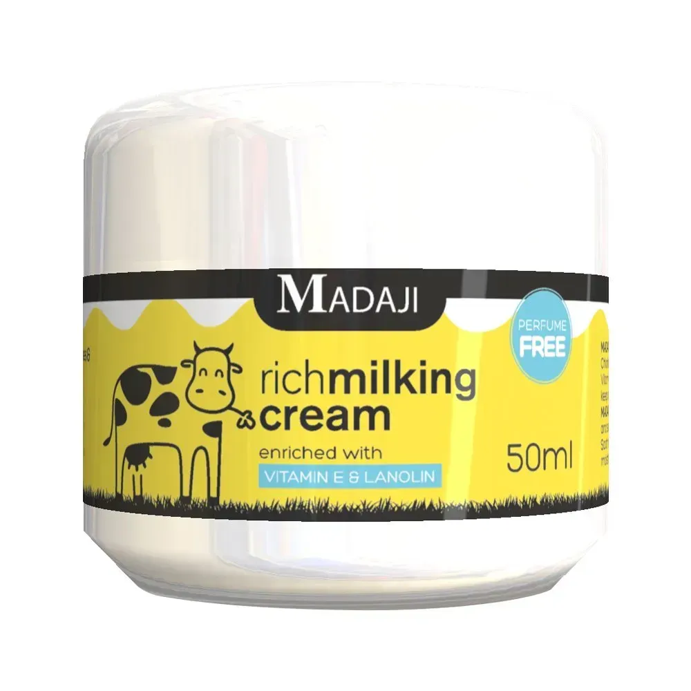 Madaji Rich Milking Cream 50 ml jar, angled view