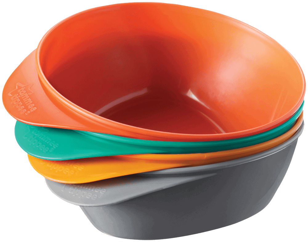 Tommee Tippee Easi-Scoop Feeding Bowls 4pk