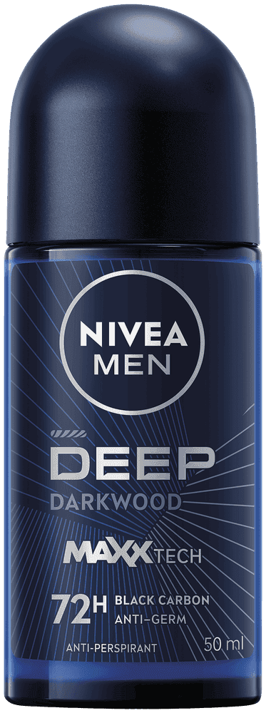 Nivea MEN Black Carbon Dark Wood Deep Anti-Perspirant Roll-On 50ml