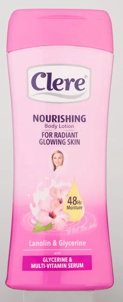 Clere Lanolin & Glycerine Nourishing Body Lotion 400ml