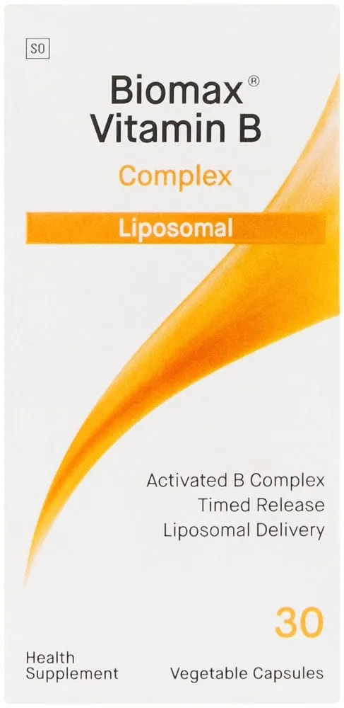 Coyne Healthcare Biomax Vitamin B Complex Liposomal Capsules 30pk