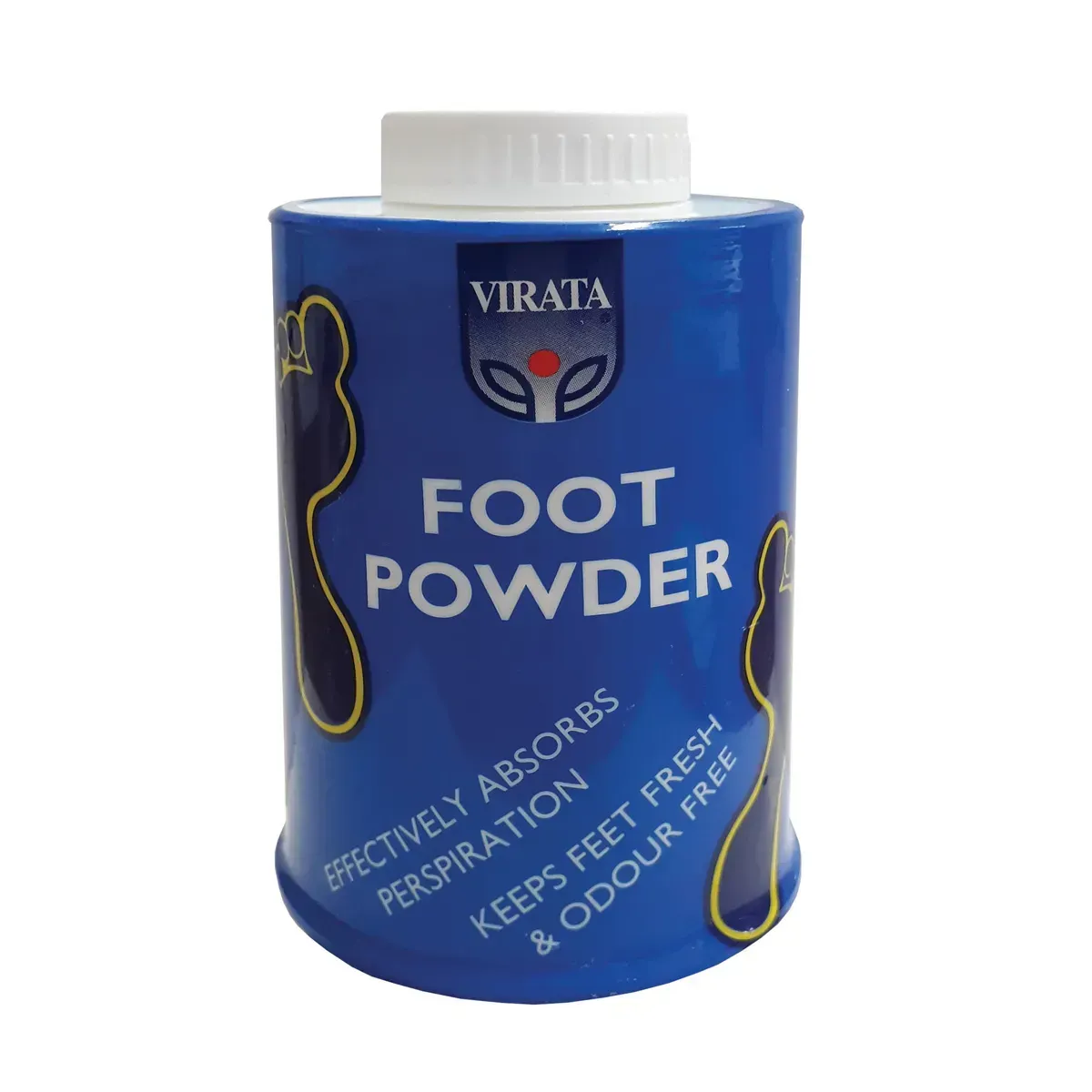 Front of Virata Foot Powder 100 g bottle