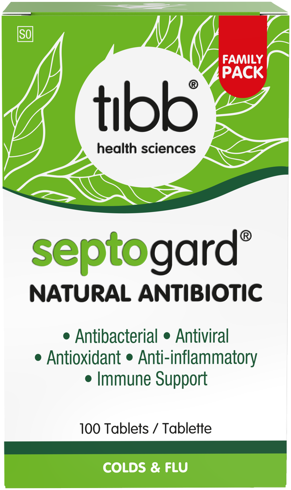 Tibb Septogard Natural Antibiotic Tablets 100pk