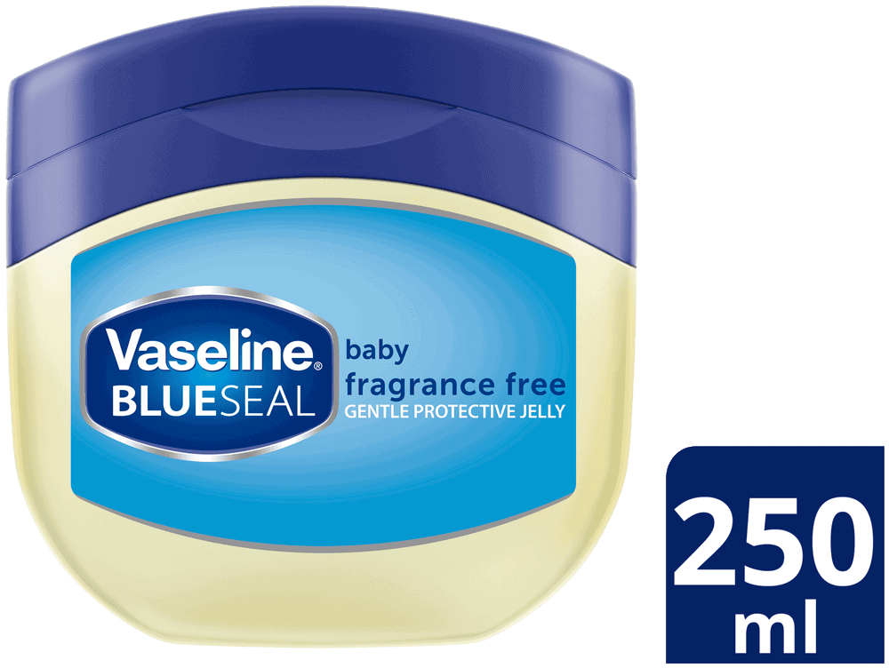 Vaseline Blue Seal Fragrance Free Baby Petroleum Jelly 250ml