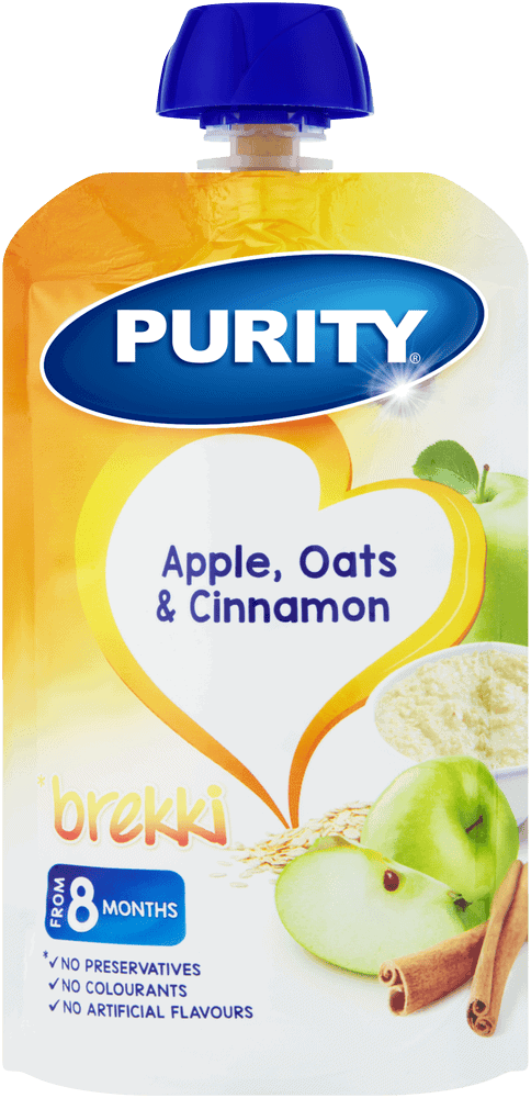 Purity From 8 Months Apple, Oats & Cinnamon Brekki 110ml