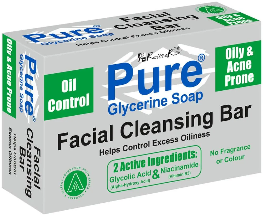 Pure Facial Cleansing Glycerine Bar Soap 100g