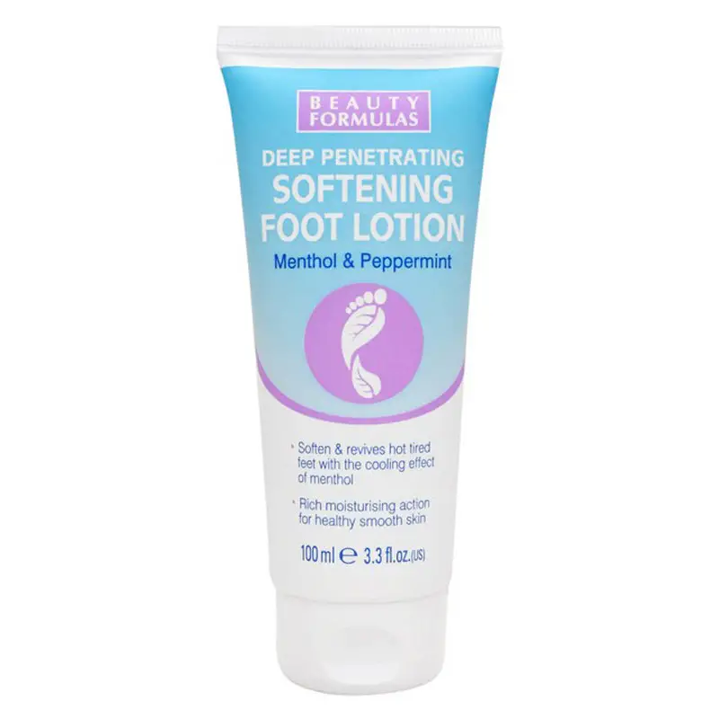 Front of Beauty Formulas Deep Penetrating Softening Foot Lotion 100 ml tube