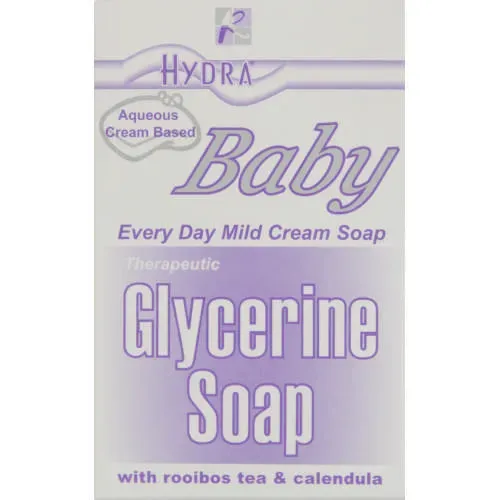 Front of Reitzer Hydra Baby Glycerine Soap box, 2 x 100 g
