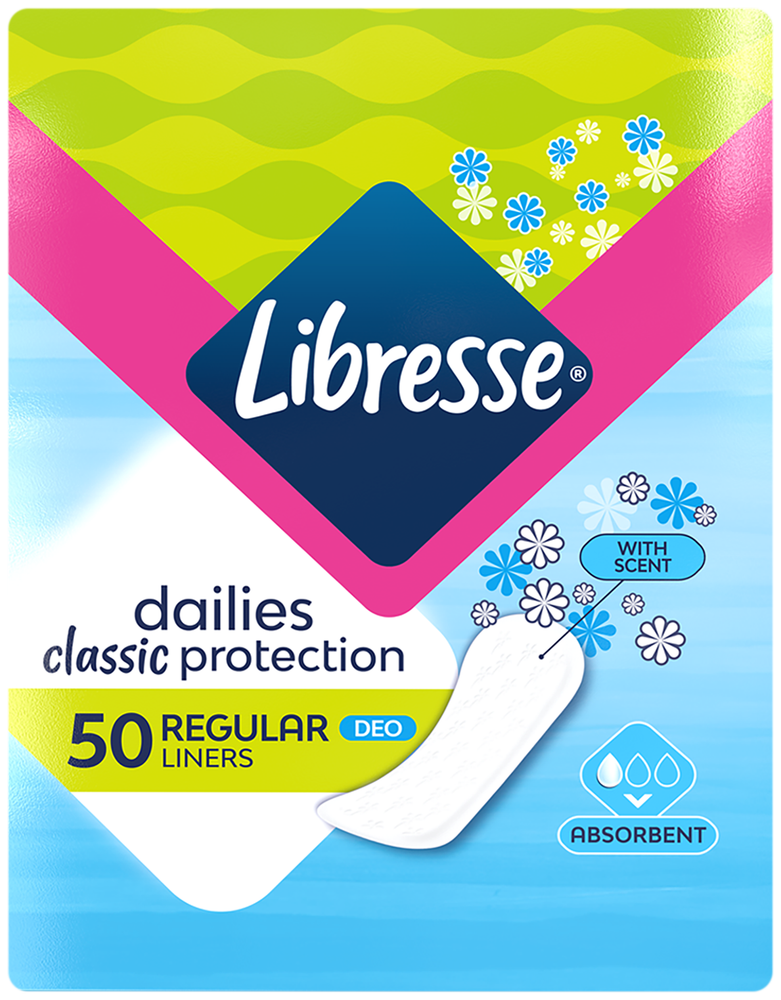 Libresse Scented Regular Deo Liners 50pk