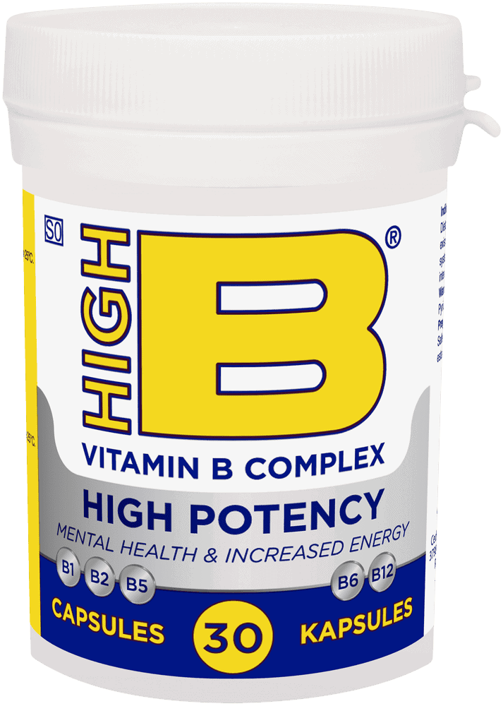 HIGH B Vitamin B Complex Capsules 30pk