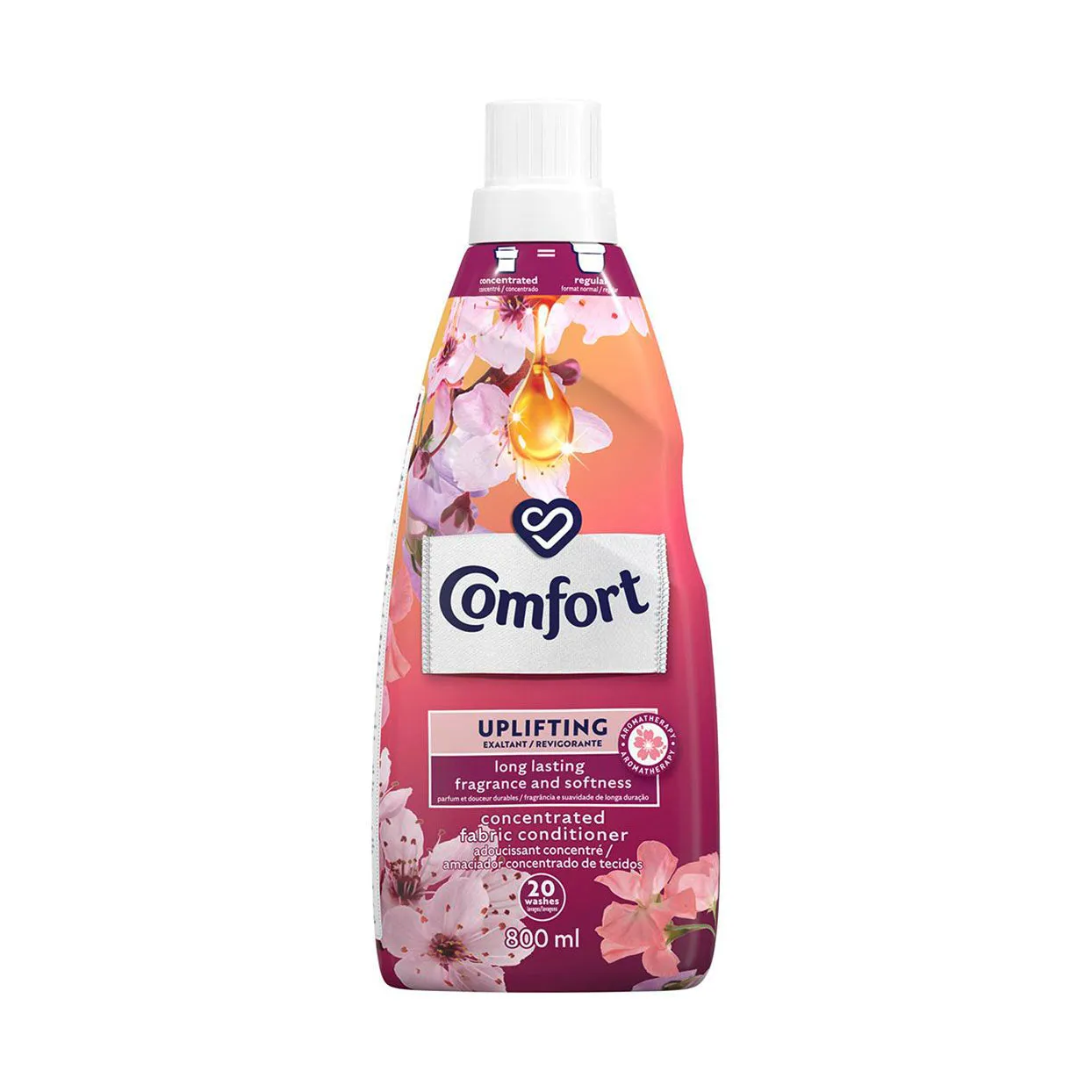 Front of Comfort Uplifting Concentrated Fabric Conditioner 800ml bottle