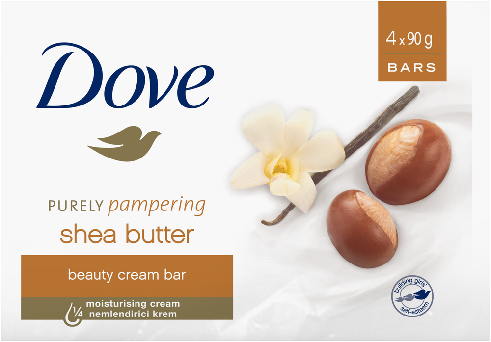 Dove Shea Butter Beauty Cream Bar 4 x 90g