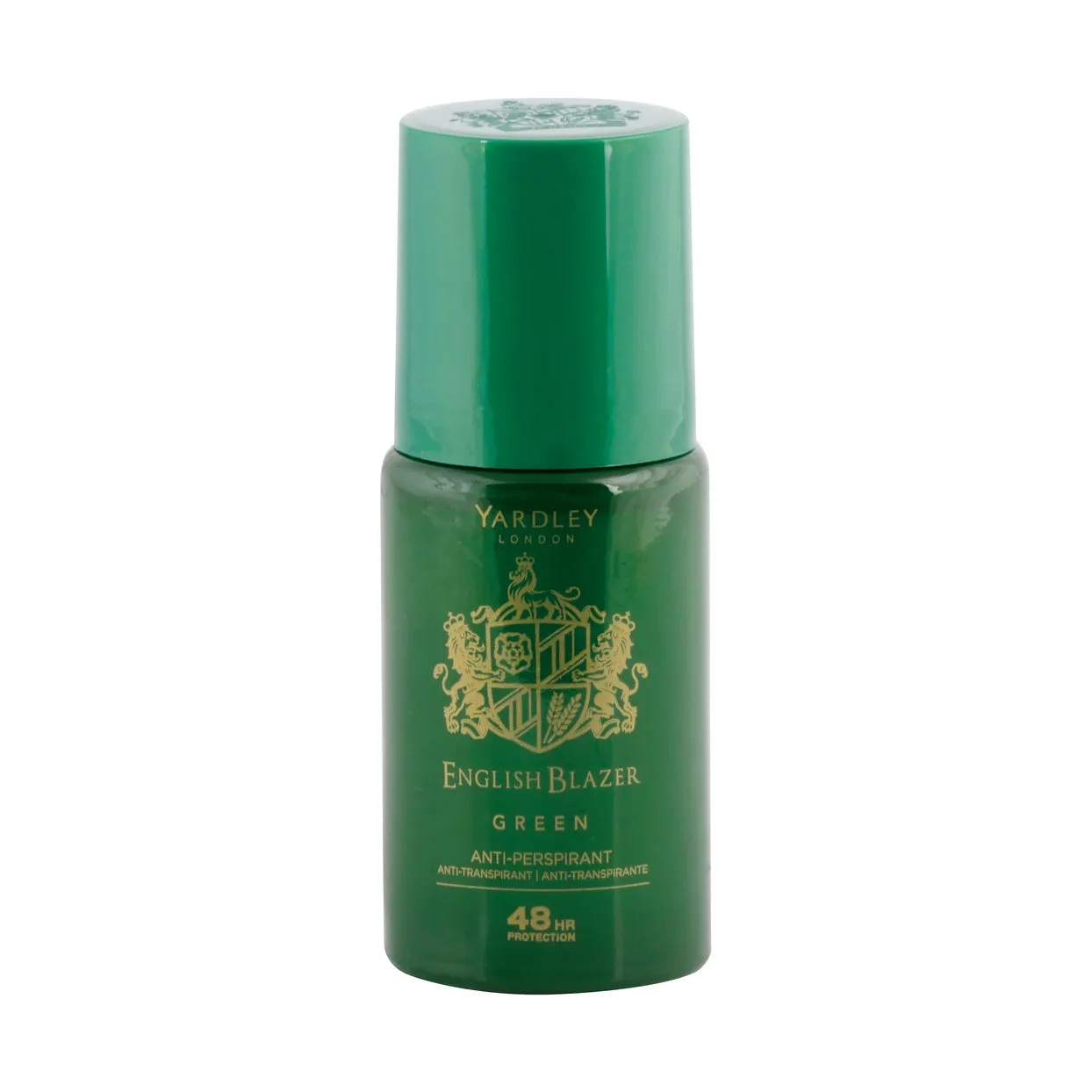 Front of Yardley English Blazer Green Anti-Perspirant Roll-On 50ml